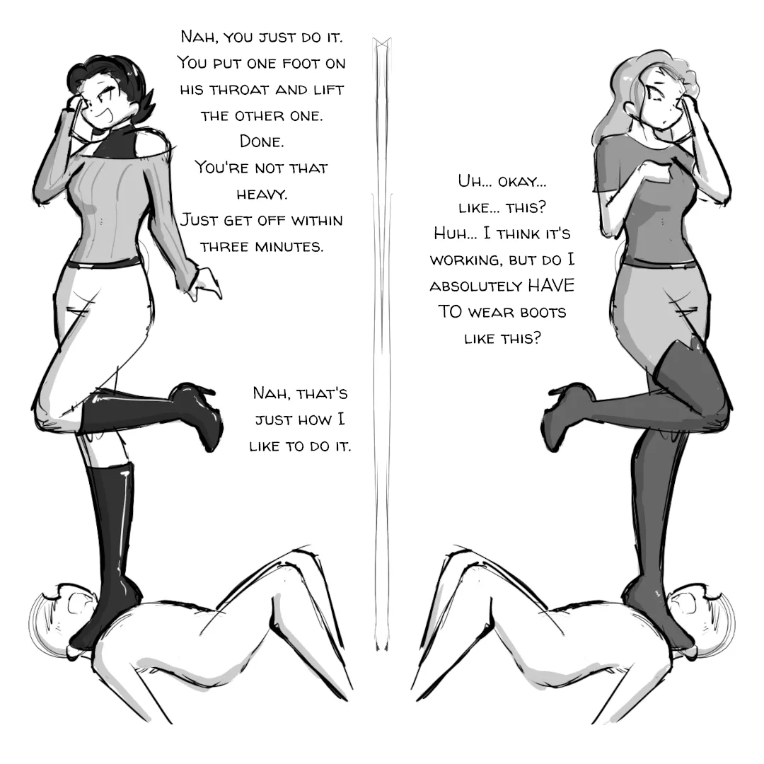 Another lesson in trampling 101.