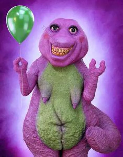 barney with nipples 