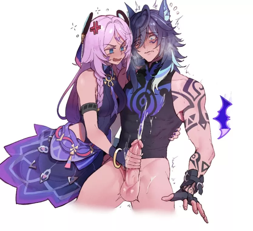 Citlali fusses over Ororon (nyantcha)