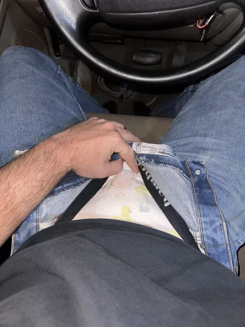Diapered road trip! 
