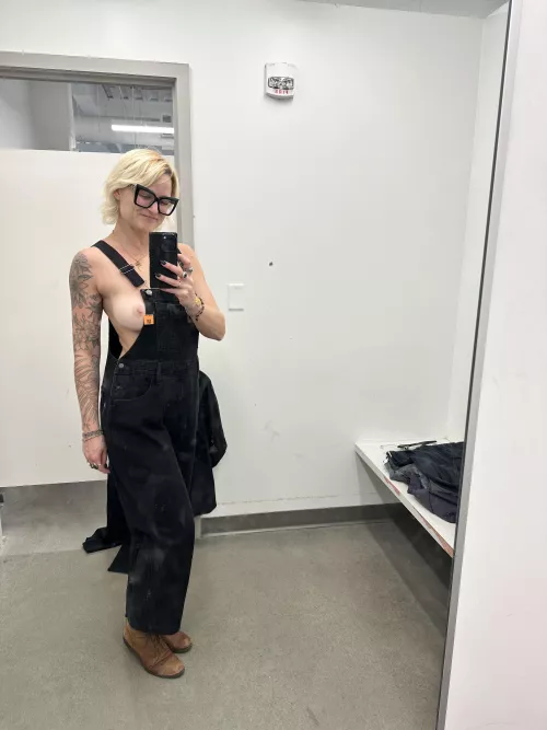 Did I almost buy this pair of overalls that I definitely don’t need and I already have a pair almost identical to it? Yes yes I did. 