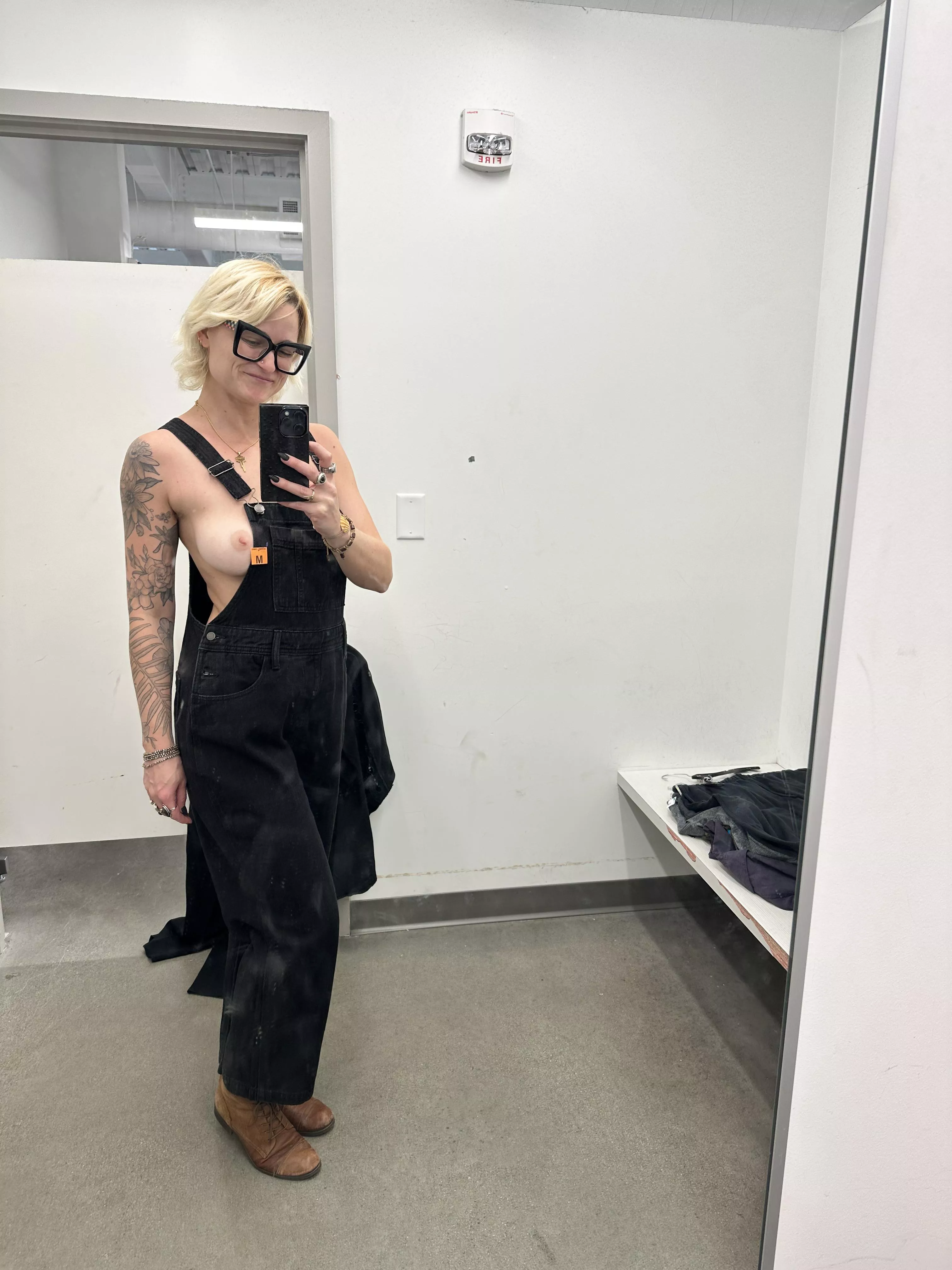 Did I almost buy this pair of overalls that I definitely don’t need and I already have a pair almost identical to it? Yes yes I did. 