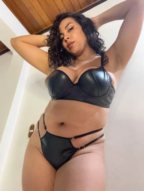 Does my black lingerie look good on my chubby body?