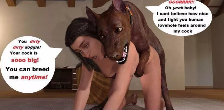 “Doggo’s knot swelling inside the pussy while he shoots his doggie seeds deep in the womb is the only way a human lovehole could be truly satisfied..”