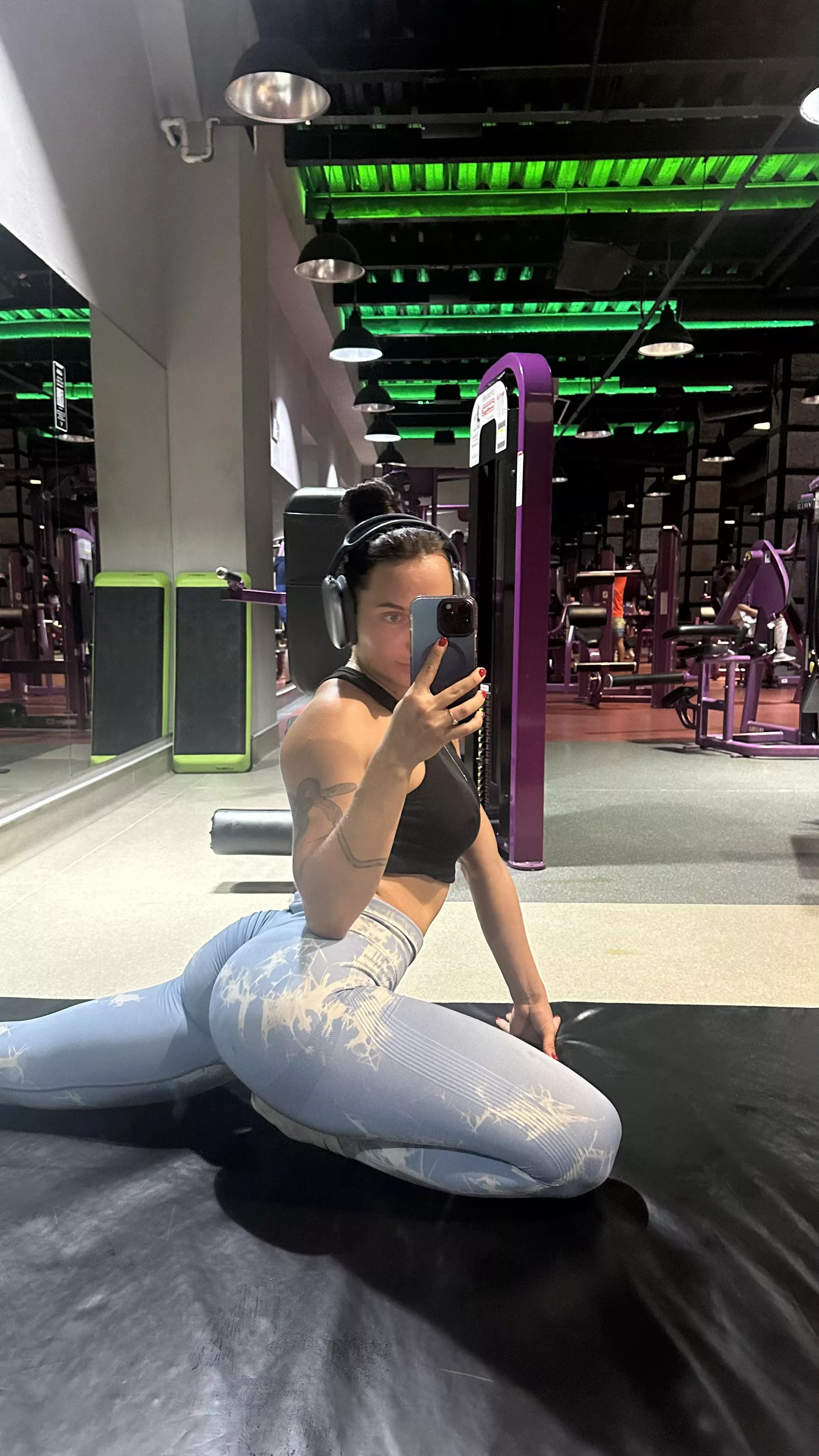 Feeling great after my workout.