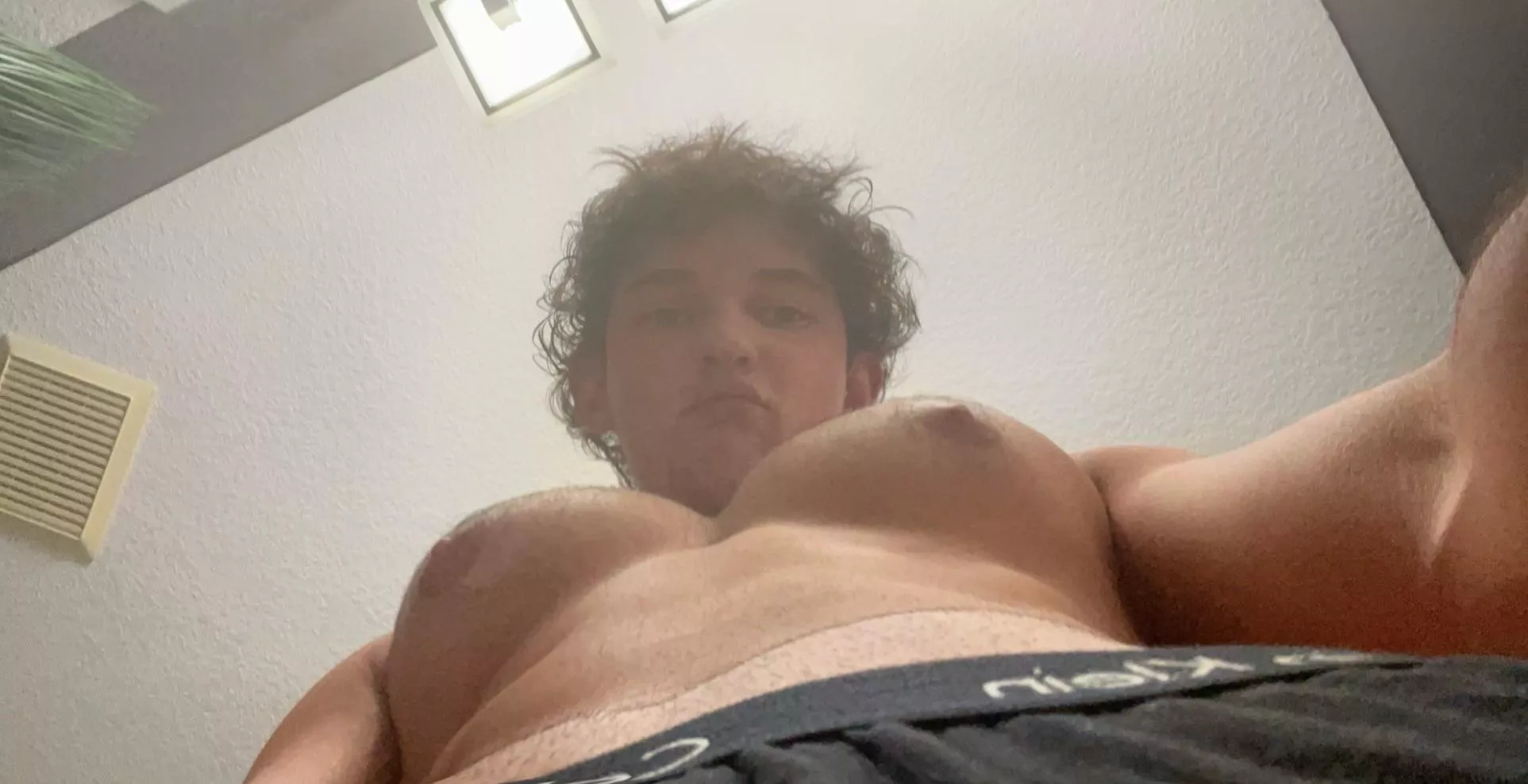 freshly showered, ready for milking 