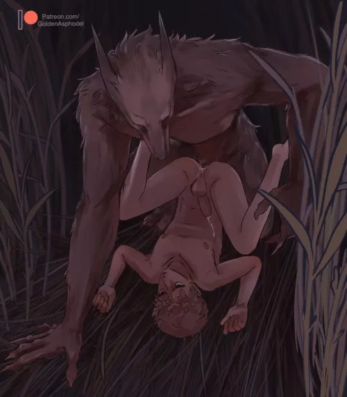 (GoldenAsphodel) The Alpha doesn't care if you're a boy, he's taking his spoils and thoroughly enjoying it.