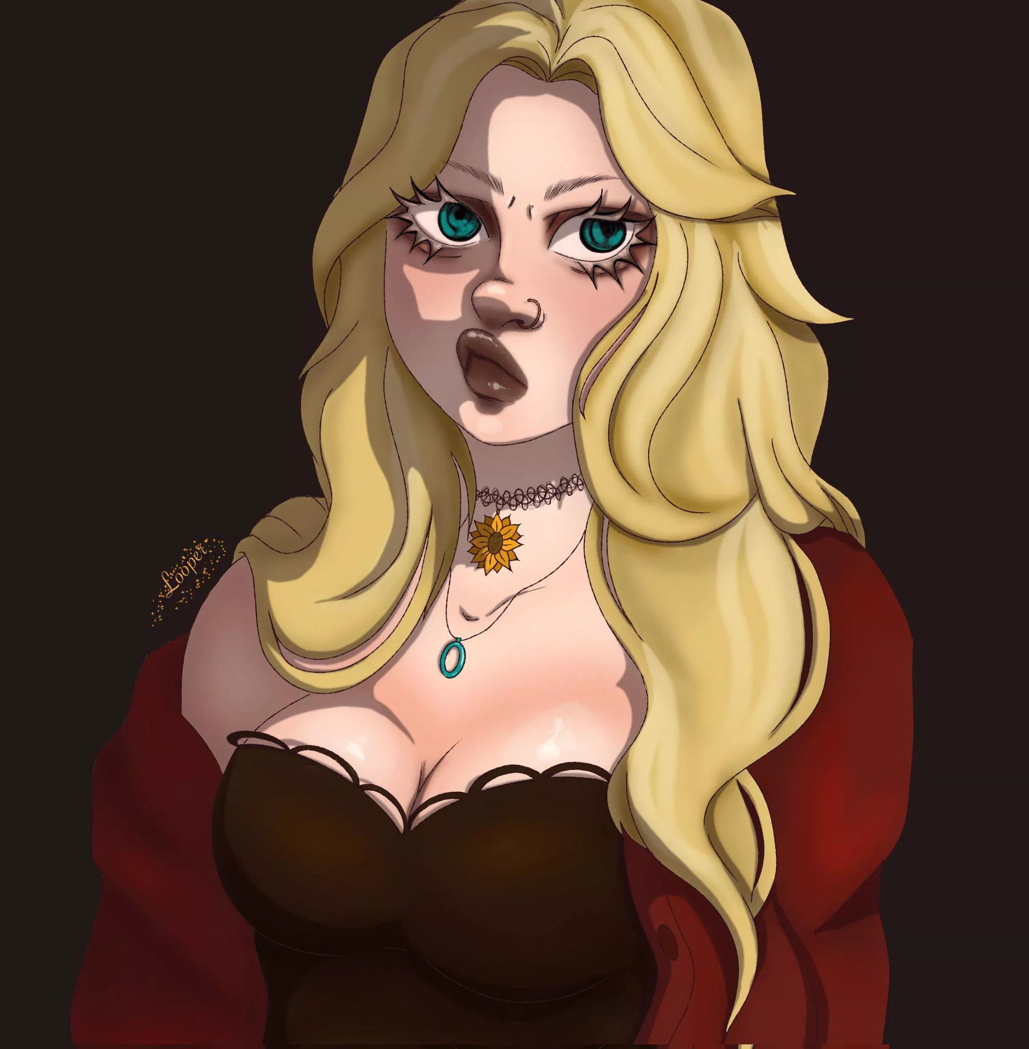 Goth Haley (@MizzLoop)[StardewValley]