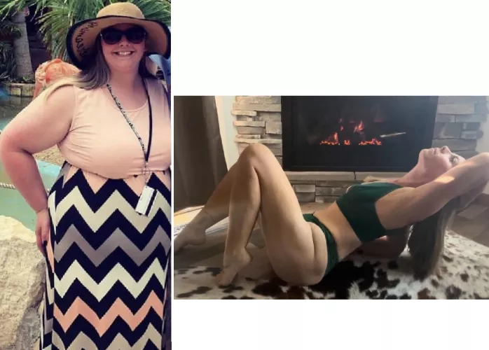 Greatest flex will always be going from the chick on the left to the one on the right 😭 