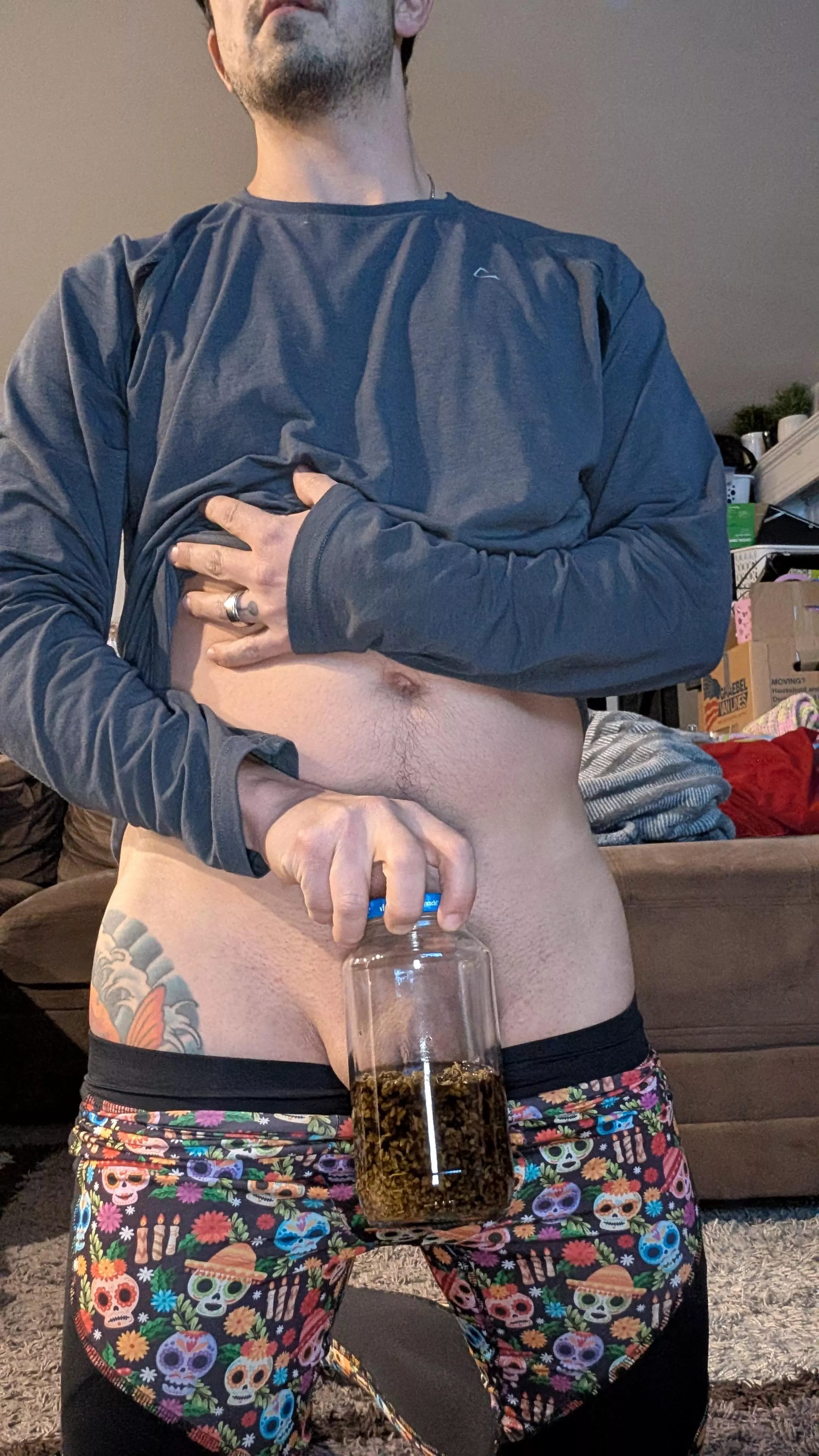 Ho(m)ade tincture got me feeling something tonight.... 