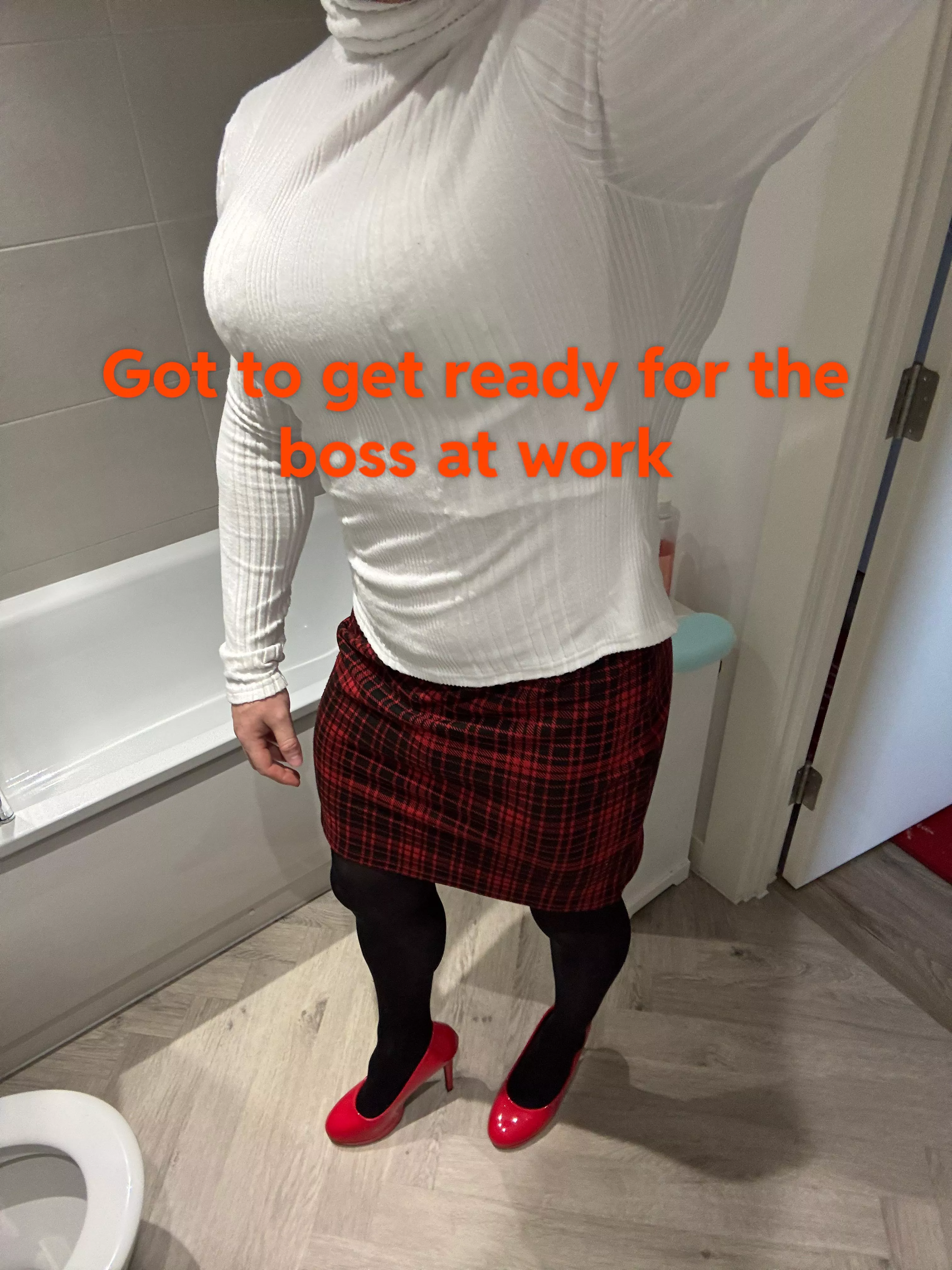 Hope he likes the outfit today