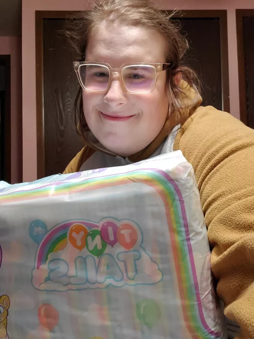 I know this sub likes girls in diapers, but what about girls holding diapers? 🥺