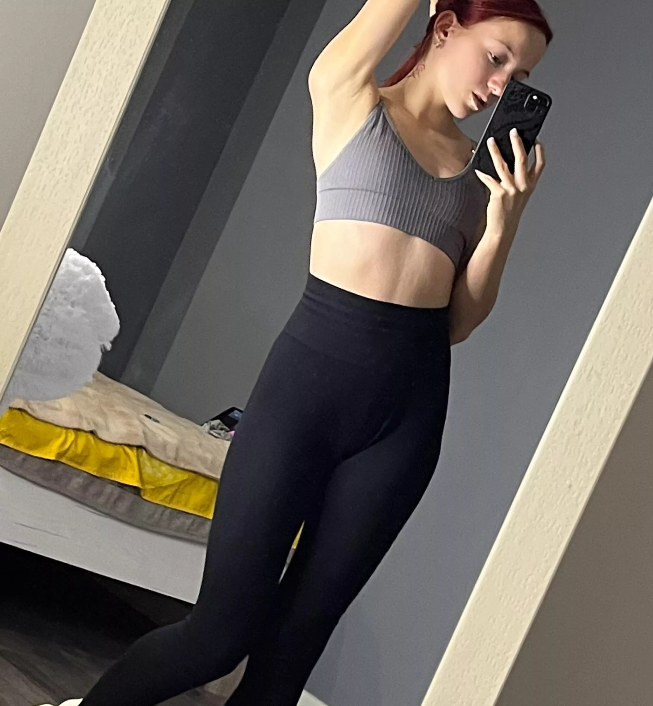 I like to wear black leggings
