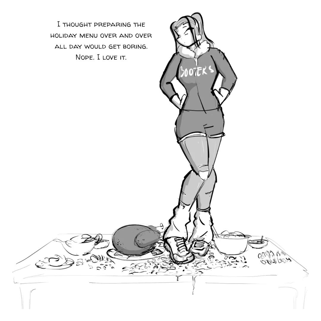 I like working on holidays.