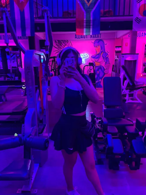 I love going to the gym