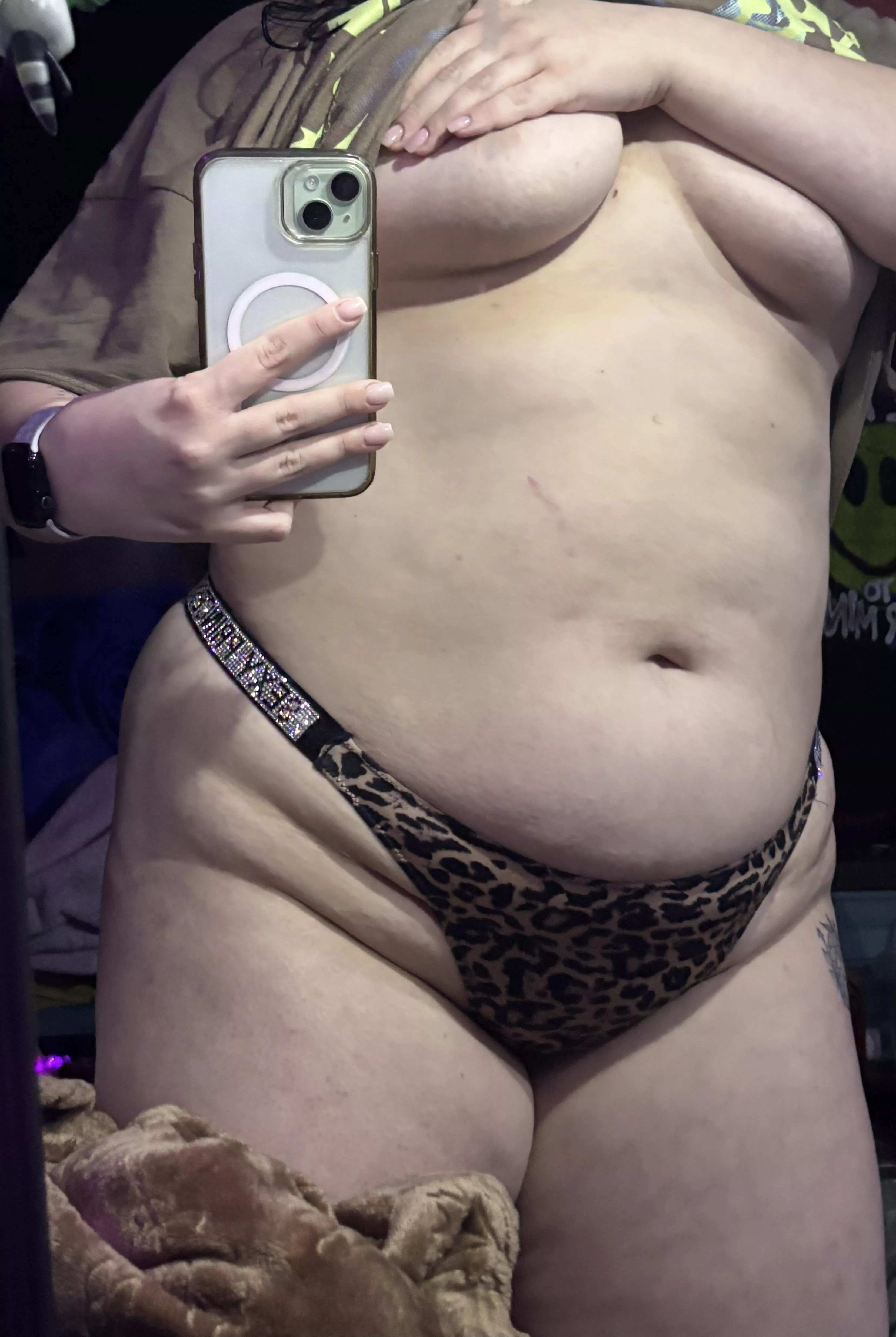 I love my chubby body