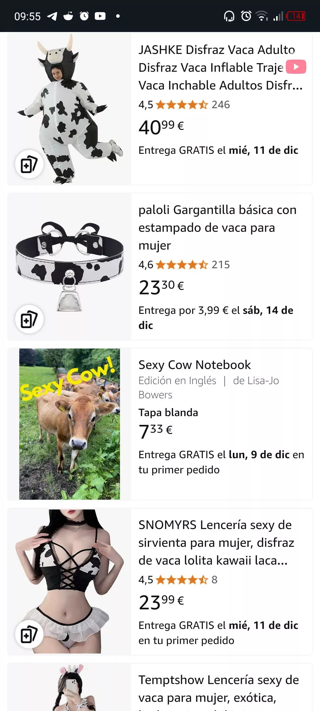 I'M DEAD LMAOO, I CAN'T EVEN CHOOSE A SEXY COW OUTFIT IN PEACE