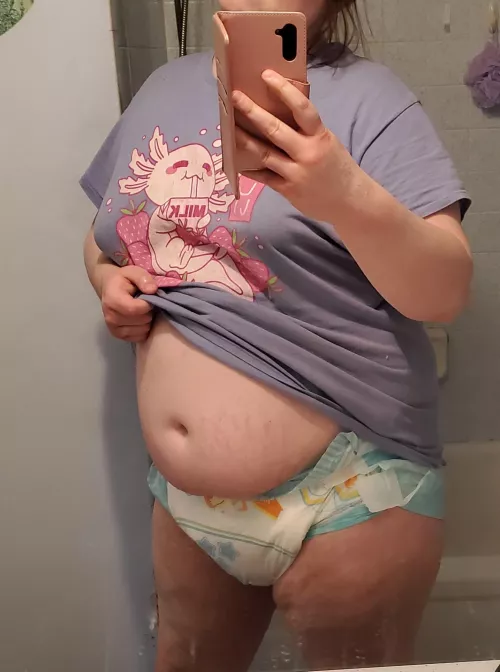 It's tummy time!! I loooove it when people blow raspberries on my tummy. It makes me feel so silly :3