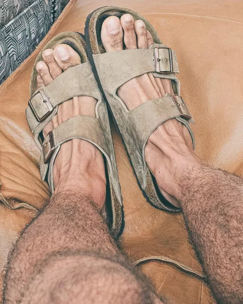 Last day wearing the birks until it warms up