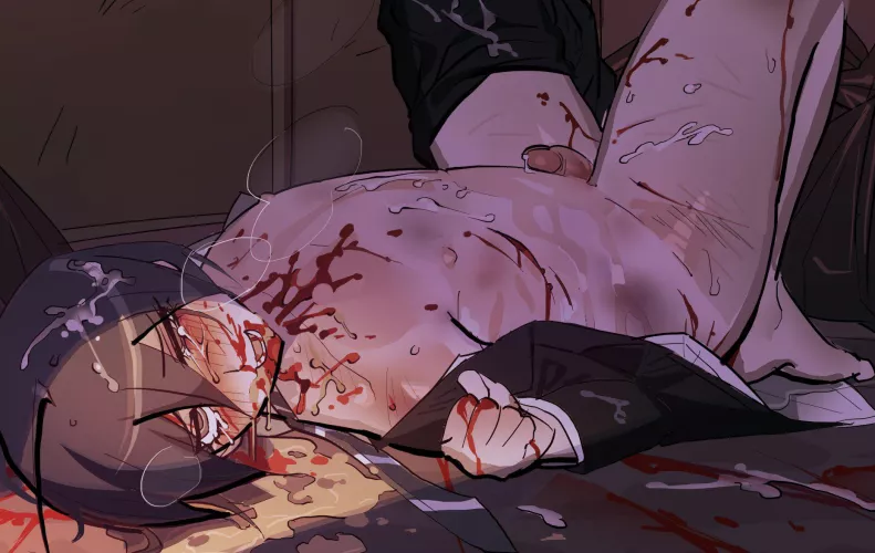 left with the trash..