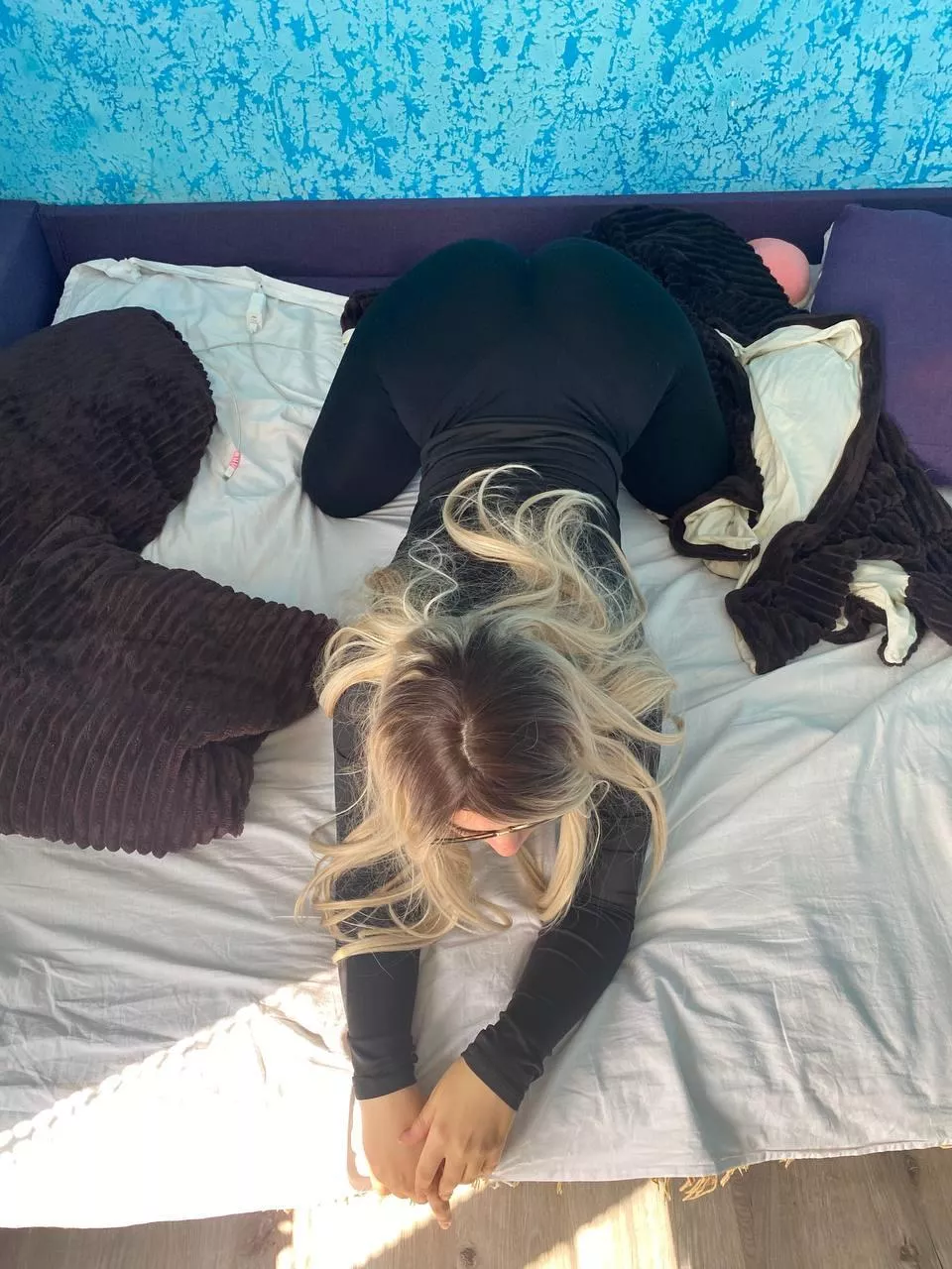 Look how I do my stretching