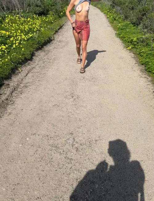 Love showing off my tits in public 