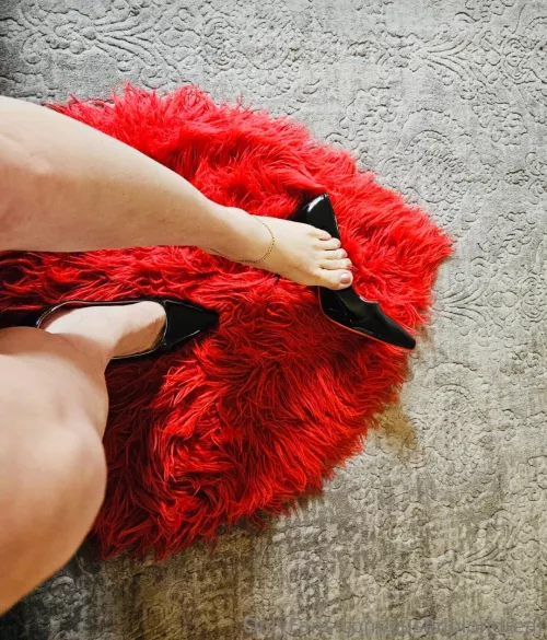 Luxury is not the shoe, but the woman who wears it