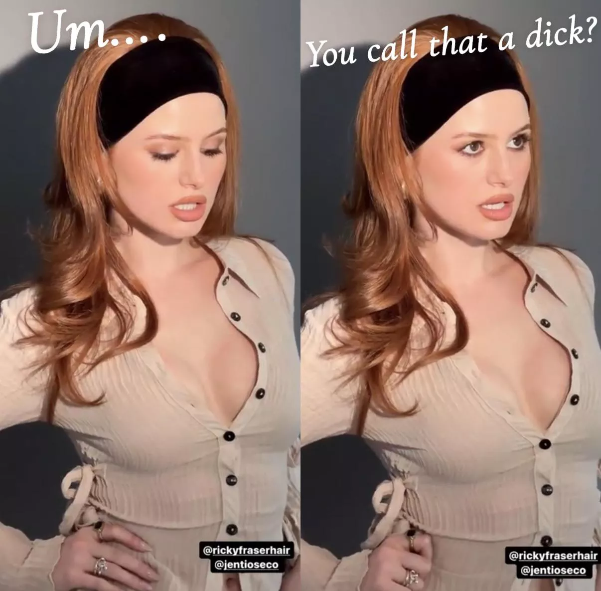 Madelaine Petsch is disappointed