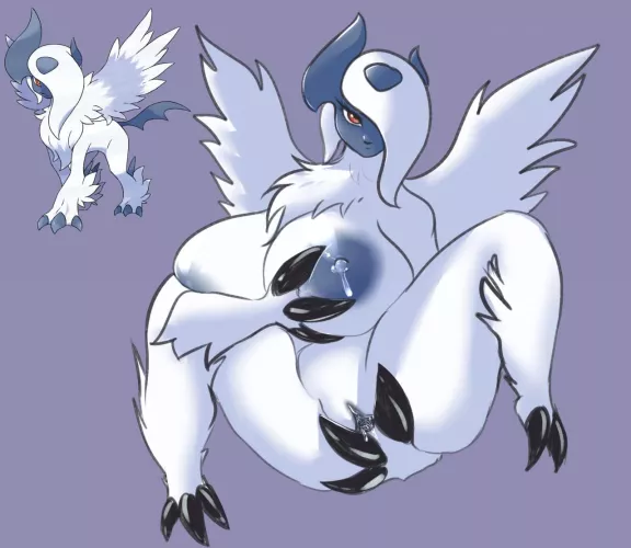 Mega sexy Absol! (kits-nee) 