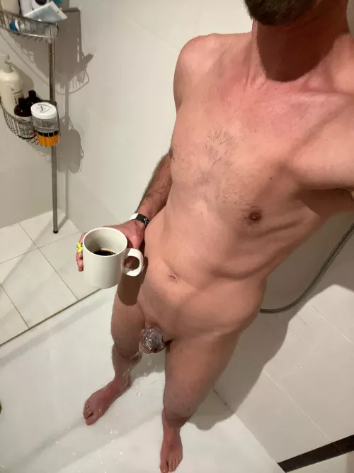 Morning with black coffee is the best