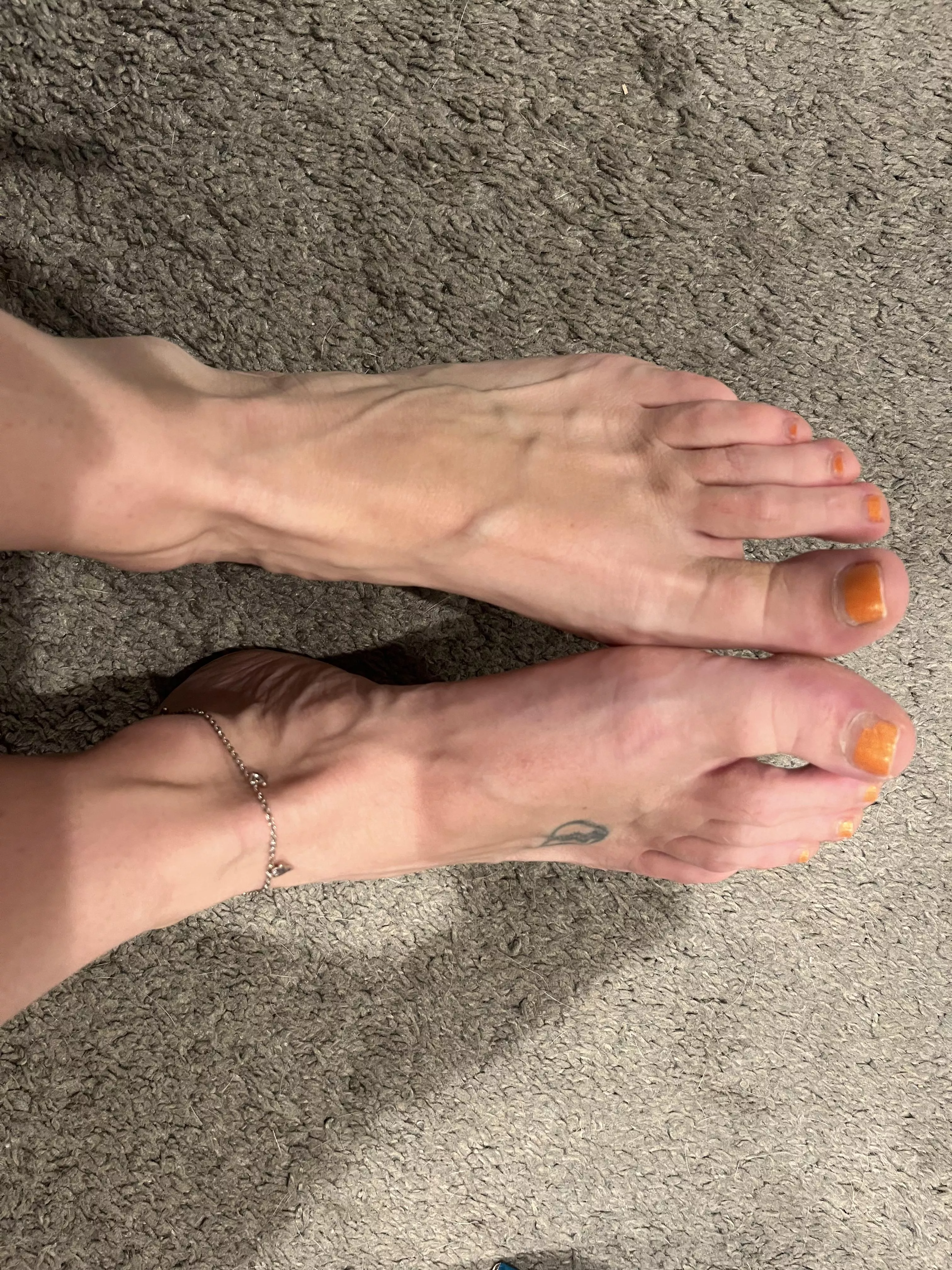 My feet are tired but your brother’s coming over. Will you rub them so I can take him standing doggy? Its his favorite? ❤️ 