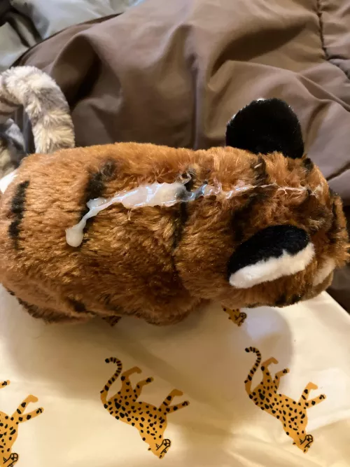 New tiger plush 