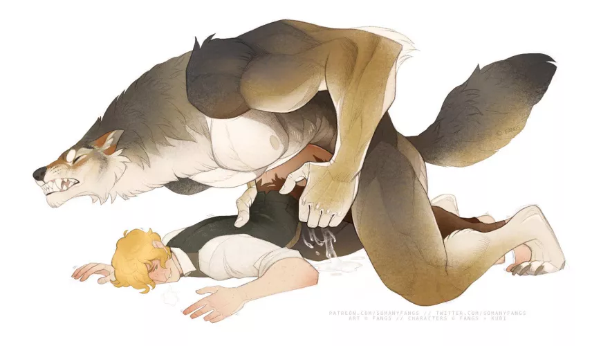 No bigger friendship than a man and his dog (somanyfangs)