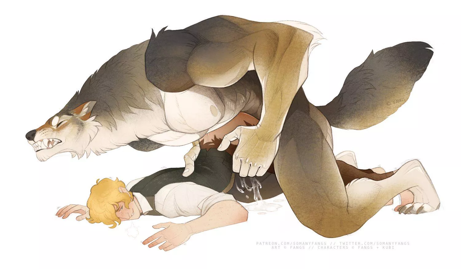 No bigger friendship than a man and his dog (somanyfangs)
