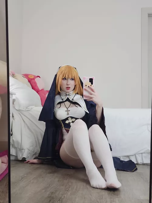 Nun Charolette Cosplay by gintku