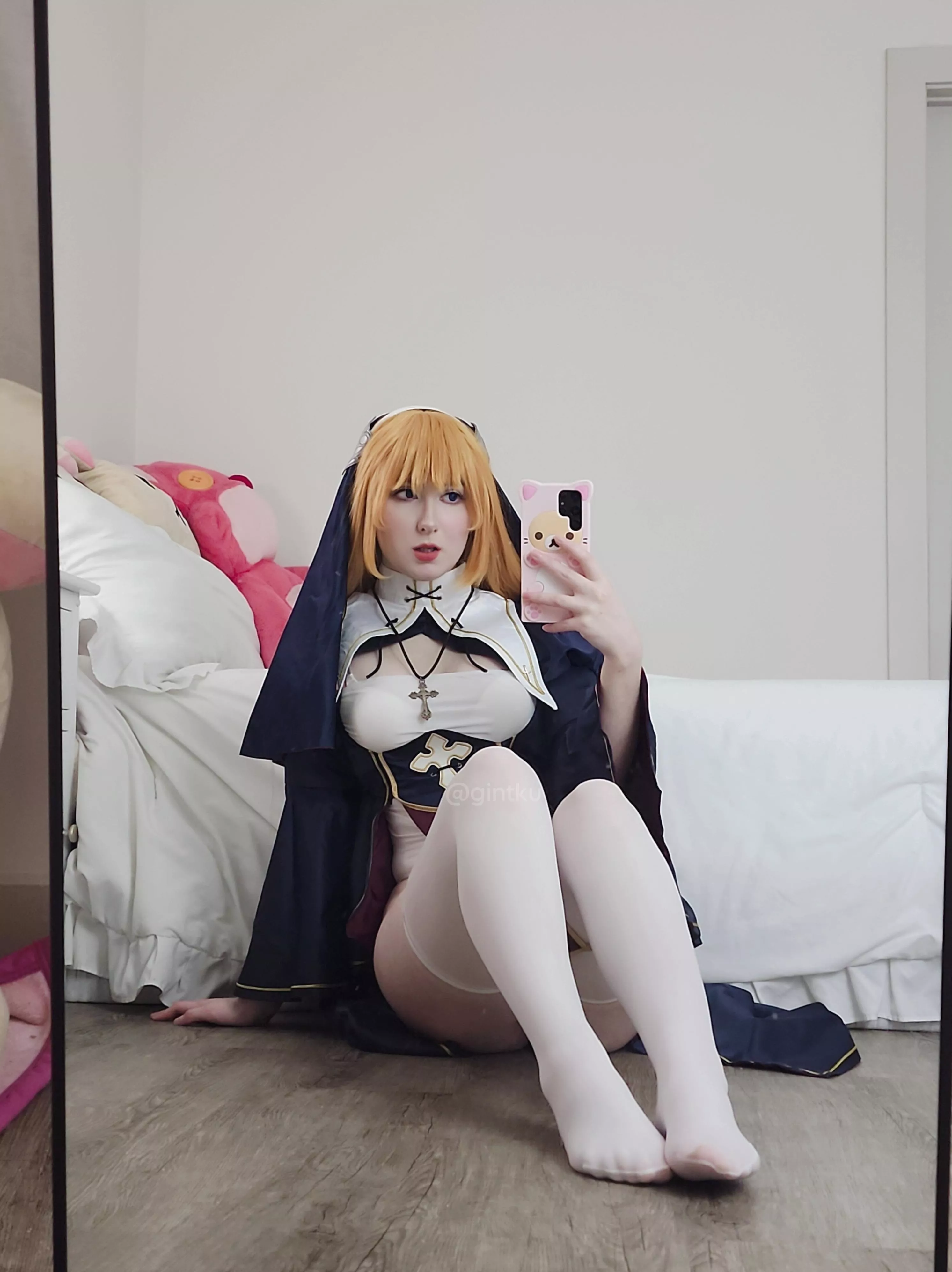 Nun Charolette Cosplay by gintku