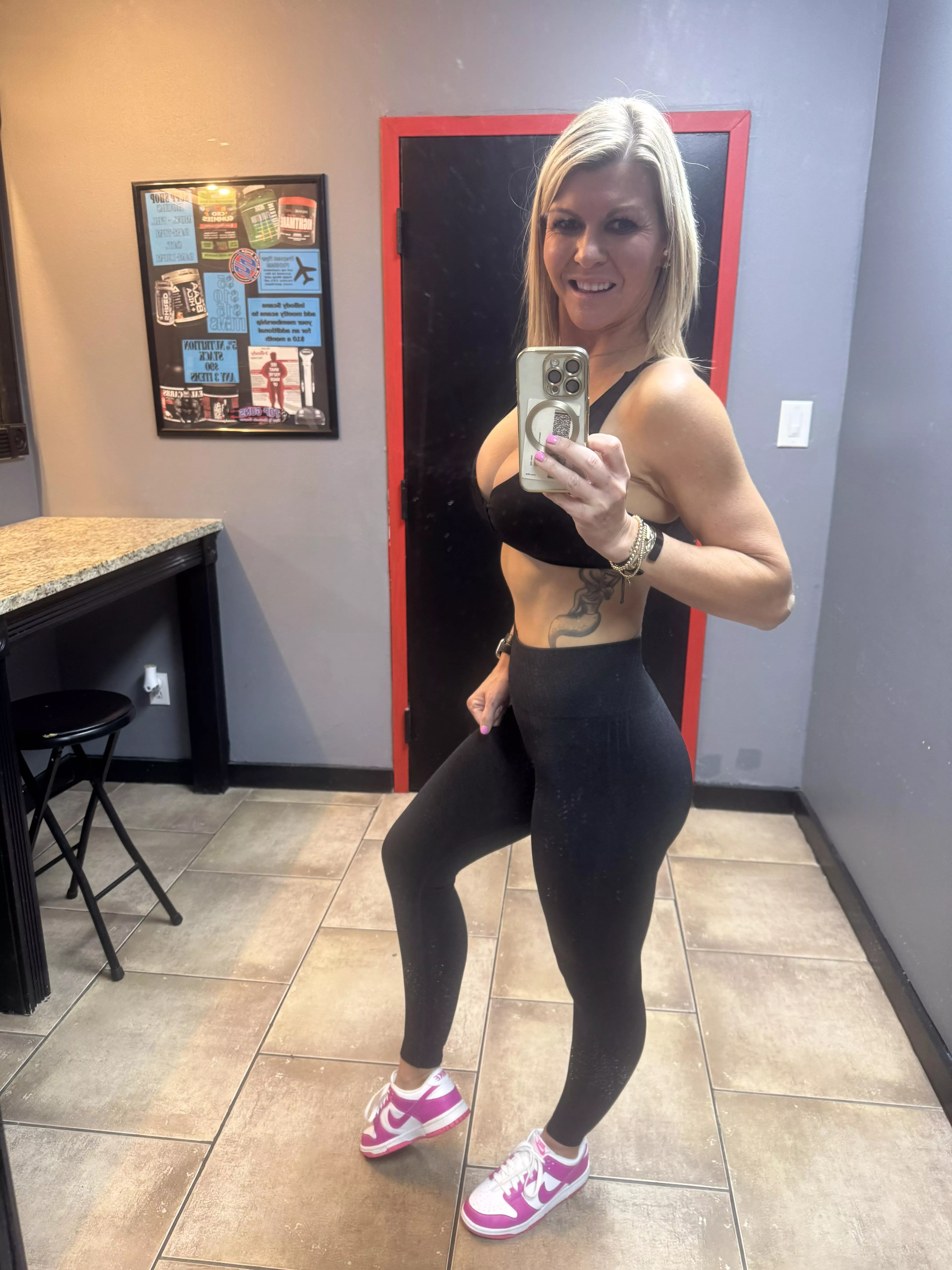 People always compliment the shoes, but what about my tits 