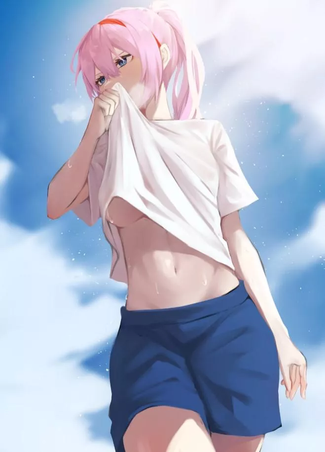 Post workout Shikimori-san (seya) [Shikimori’s Not Just a Cutie]