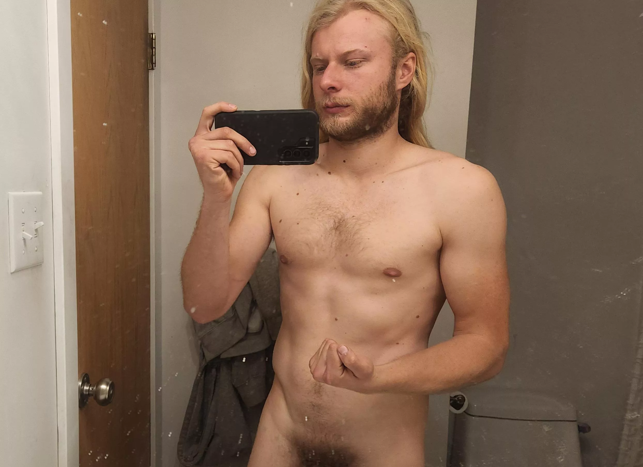 Put some muscle on and feeling goid about myself 