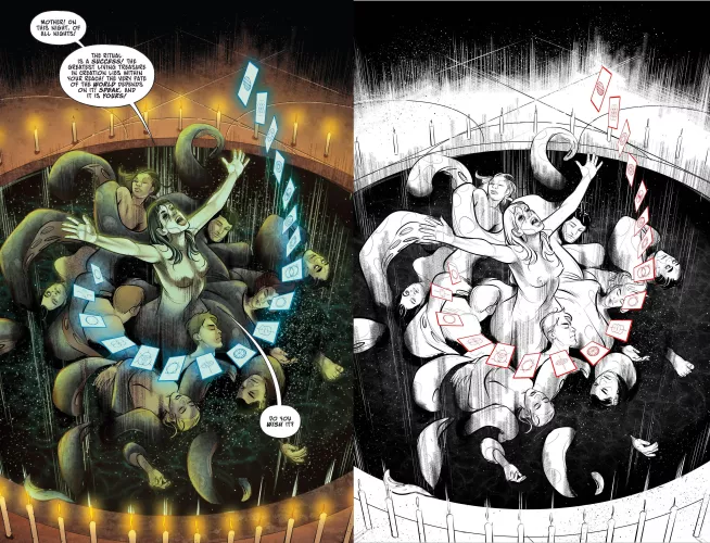 Shadows/No Shadows [Vampirella Versus Purgatori #1]