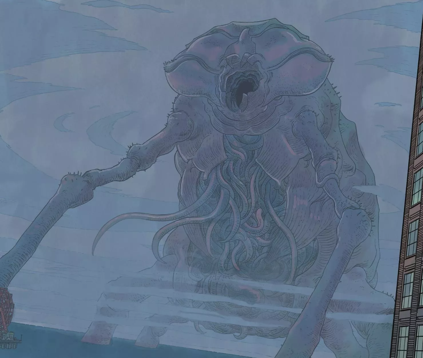 So apparently Absolute Wonder Woman's next opponent will be a giant vagina with legs...