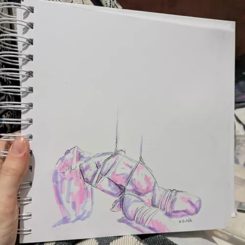 The quickest little sketch to get me back into it by me