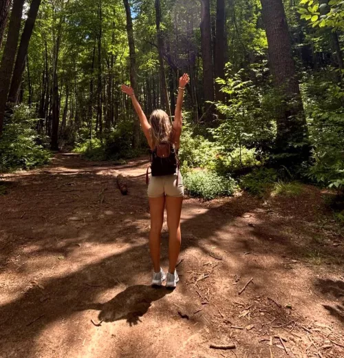 Who wants to go on a hike with me?