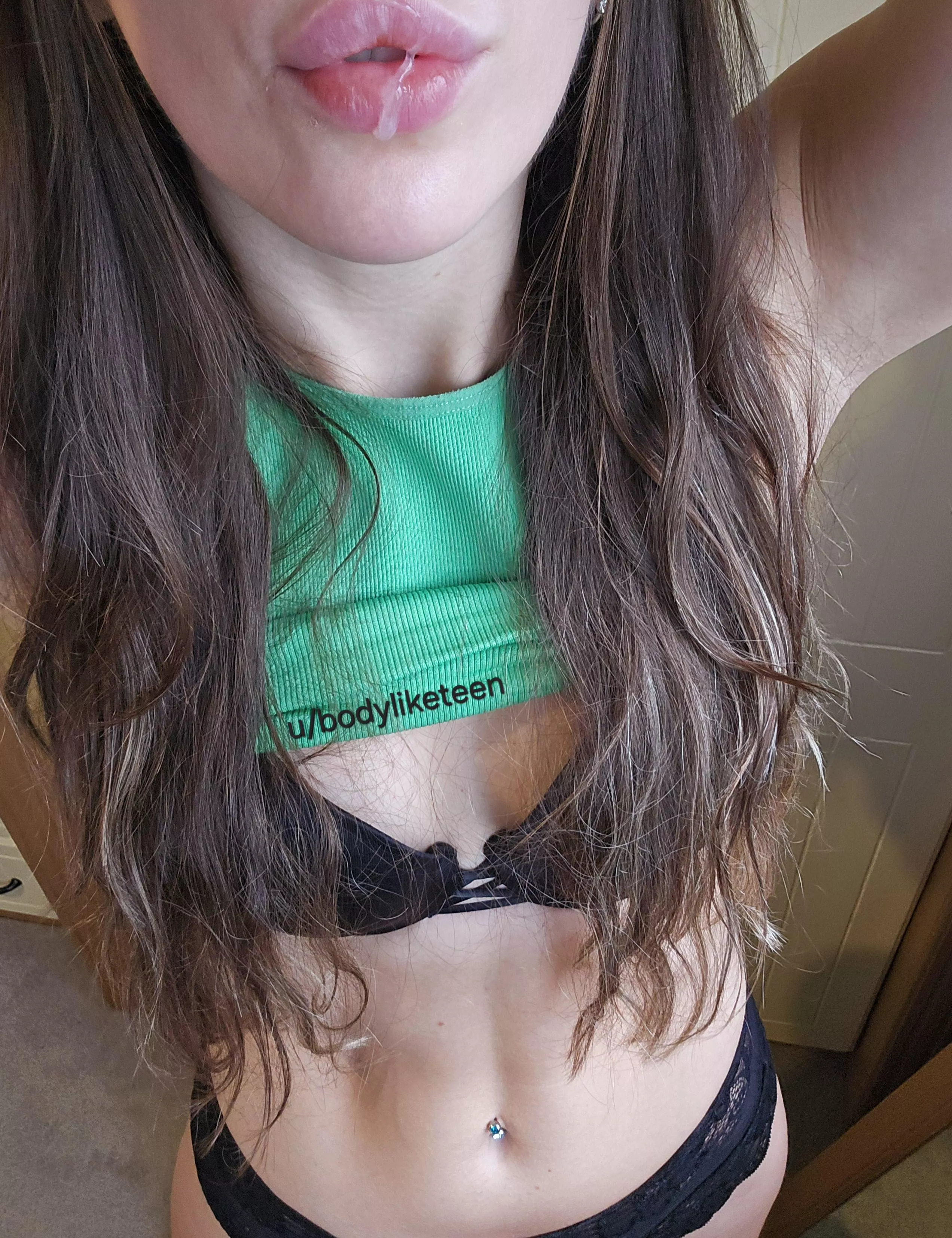 Would you give me a romantic kiss if you knew I've just tasted my sweet pussy? :) muah :*