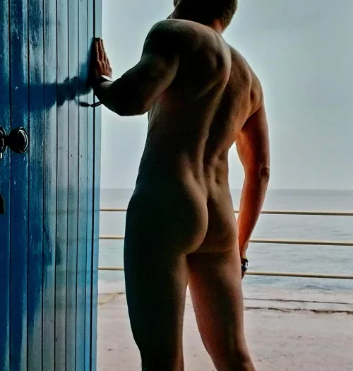 Behind the blue door. Recoloured and older favourite (m)