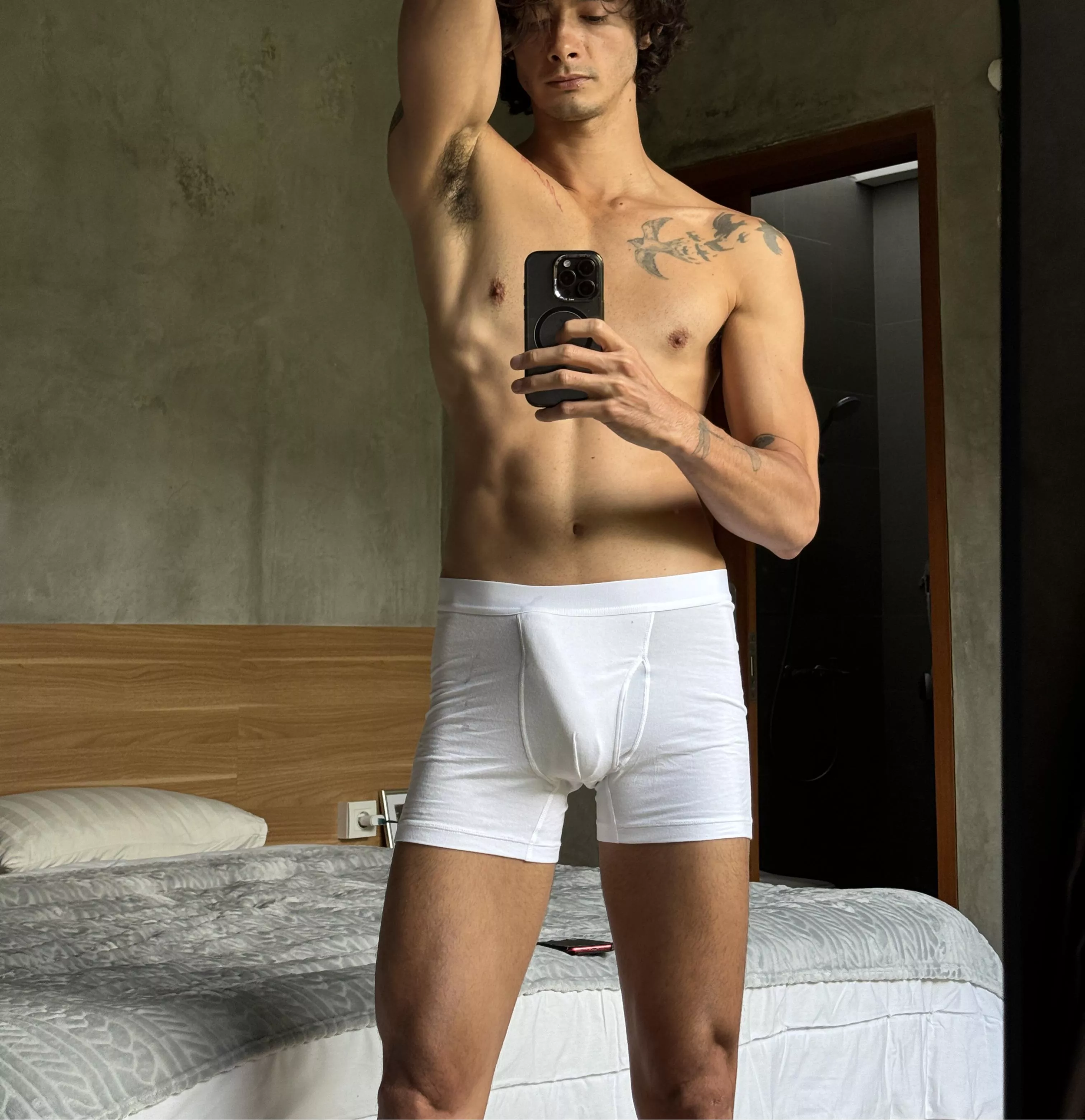 Bulge in white 