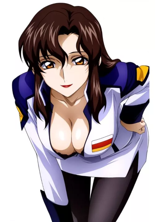Busty captain Murrue ramius (ganotakunn)