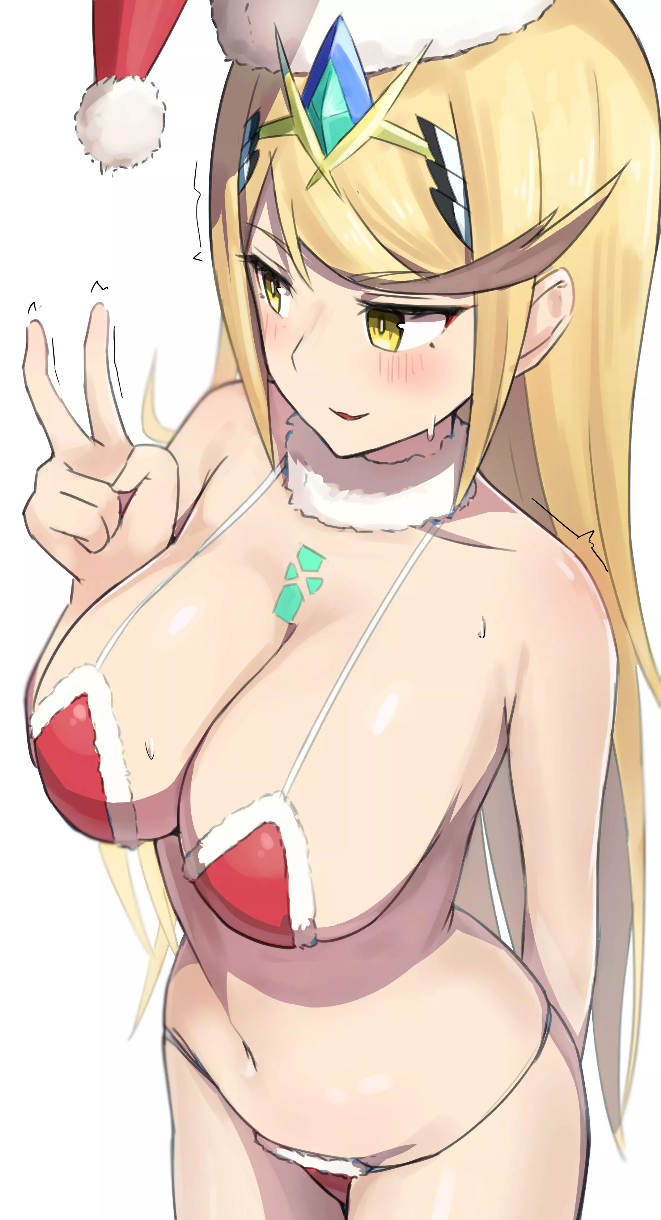 Christmas Bikini Mythra (Xenoblade)