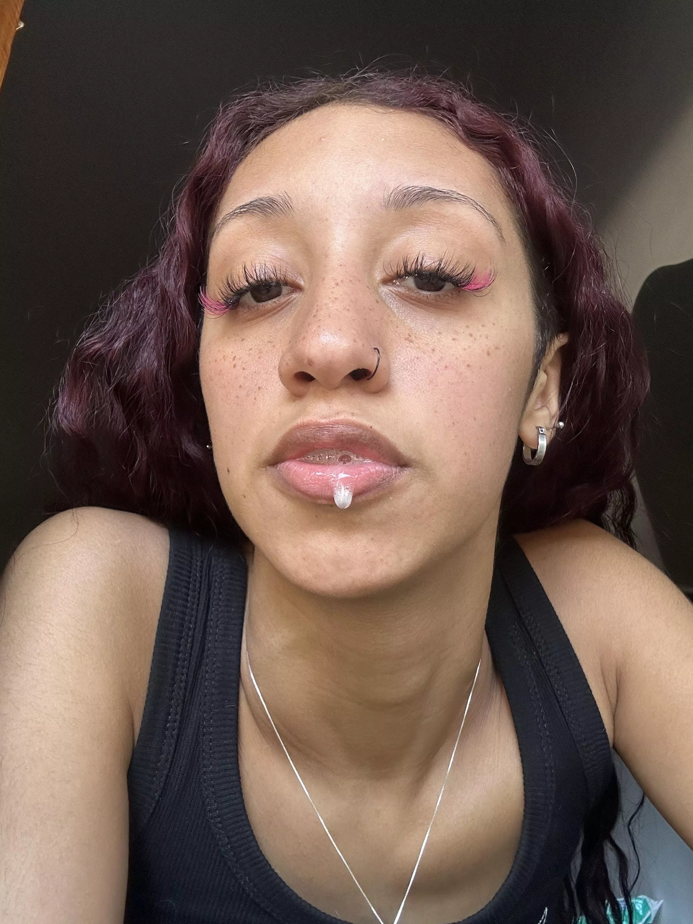 Come and suck all the saliva I have to expel