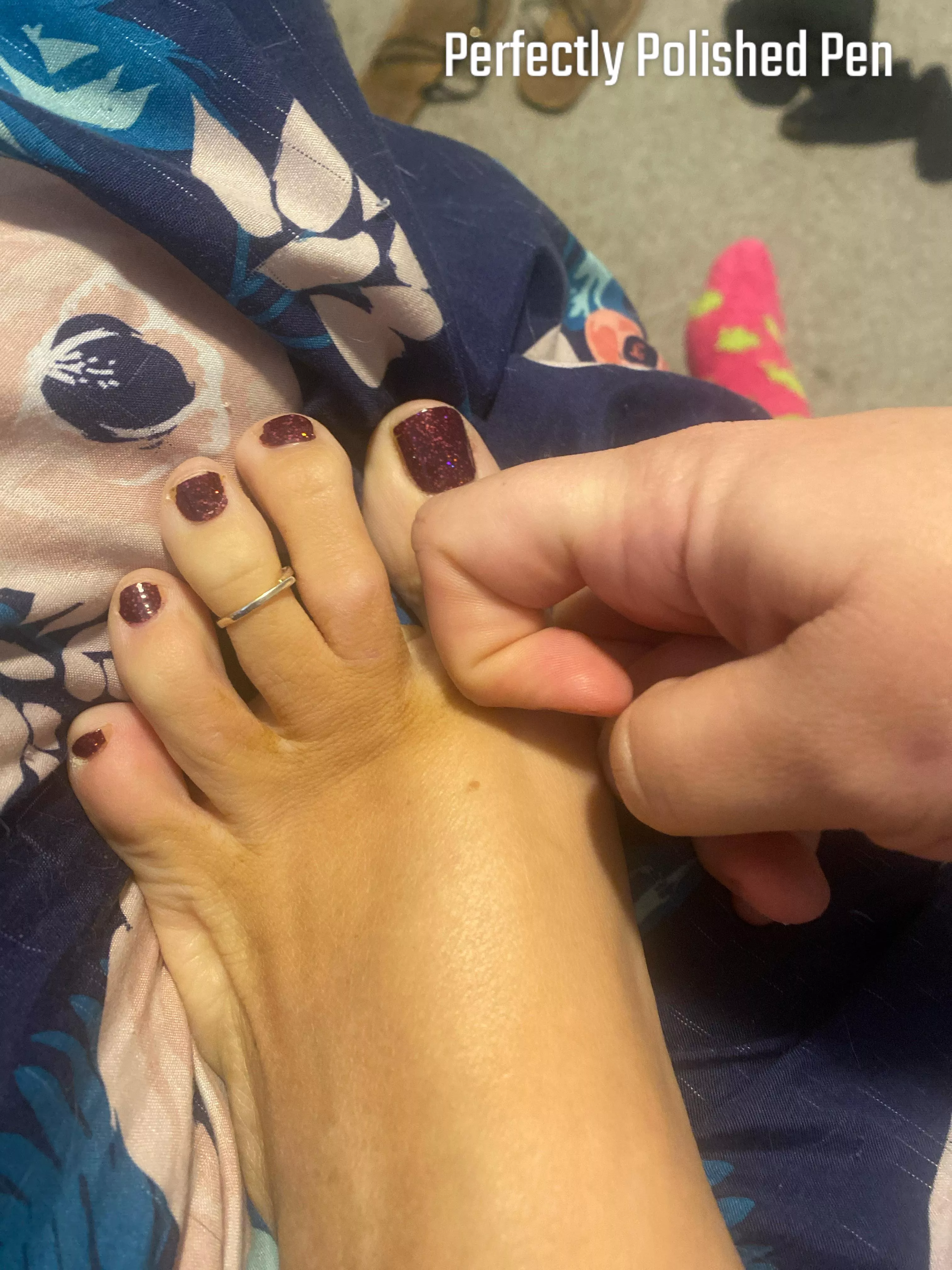 Even my toes are bigger than you…😏🤣